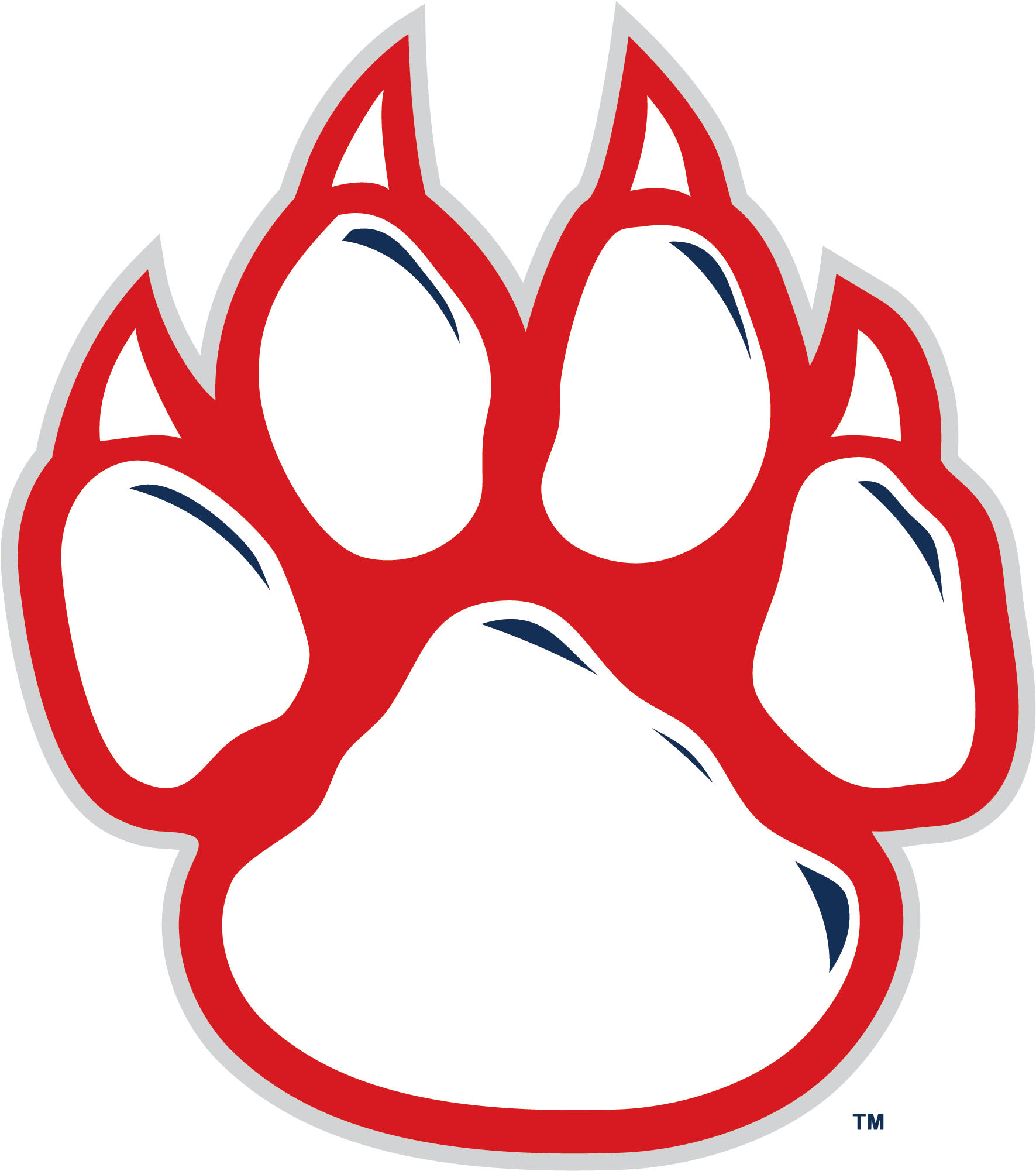 Web - Office - White Panther Paw Print Transparent Background (2346x2546)