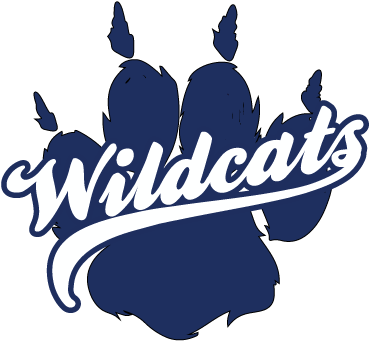 The Wildcat Logotype Was Created To Be Used On All - Wildcat Paw Print Logo (378x351)
