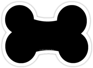 Free Clipart Dog Bone 3 Image - Desenho De Osso De Cachorrinho (375x360)