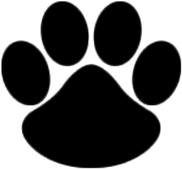 Crestview Hs - Paw Print Cut Out (400x400)