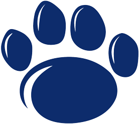 Penn State Paw Print Blue - Penn State Paw Print - (800x367) Png Clipart Download