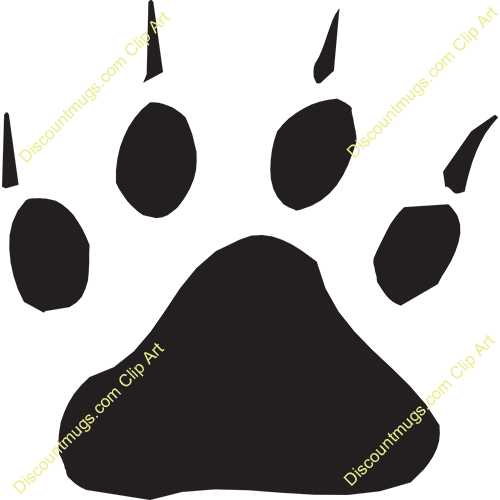 Lion Claws Clipart Paw With Clip Art - Claw (500x500)