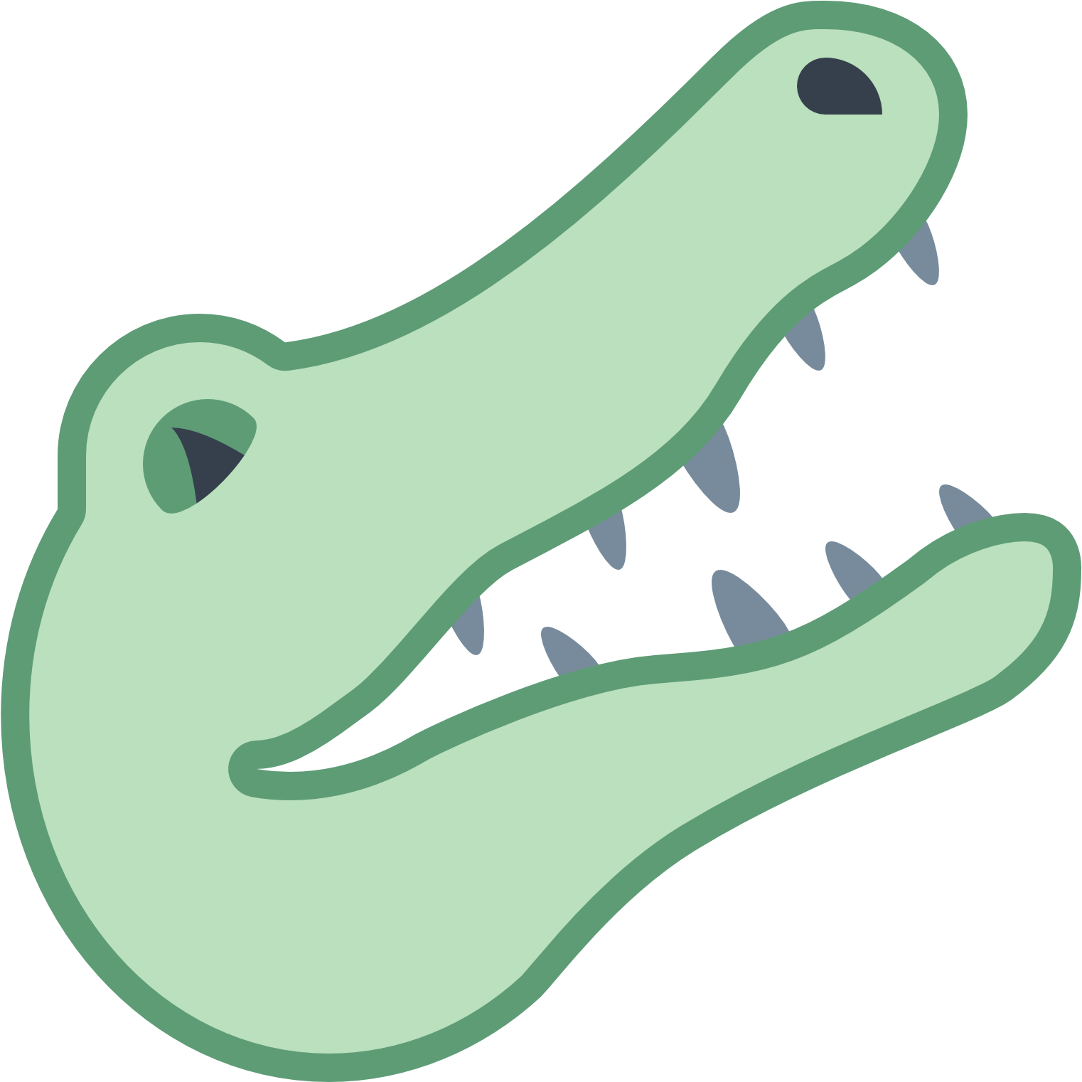 Alligator Icon Free Download At Icons8 - Alligator Icon (1600x1600)