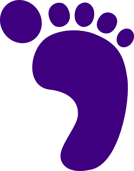 Blue Foot Svg Clip Arts 468 X 595 Px - Right Foot Clipart (468x595)