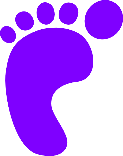 Footprint Clipart (468x596)