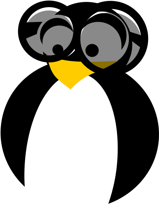 Similar Clip Art - Smart Penguin (900x900)