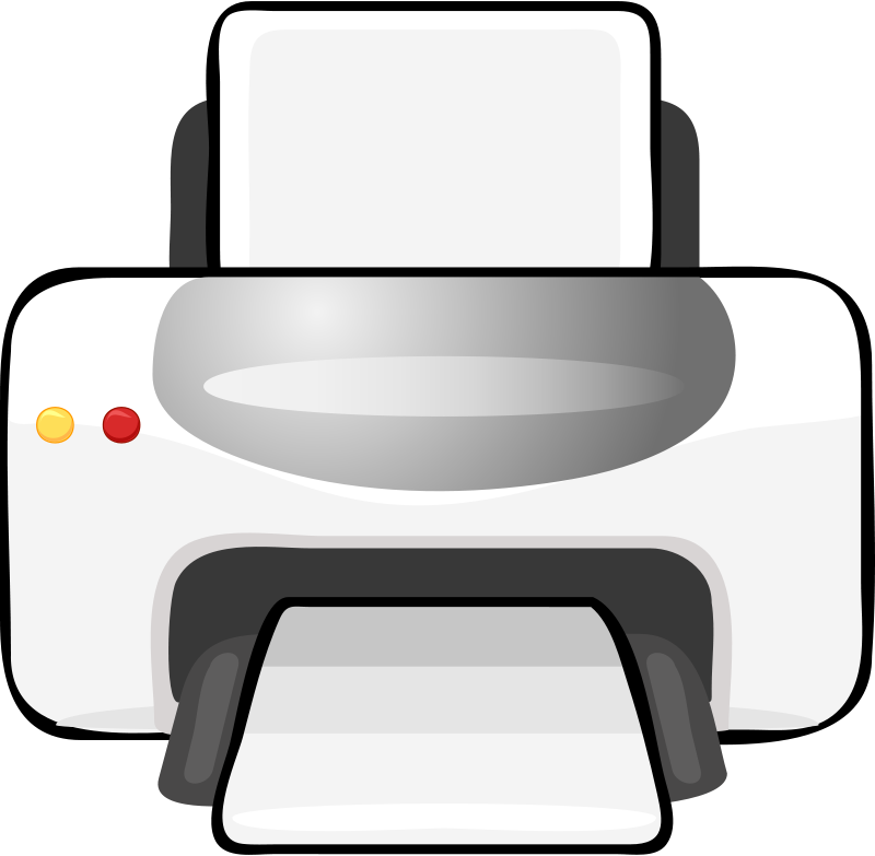 Free Laser Printer Free Computer &amp - Clipart Stampante (800x783)