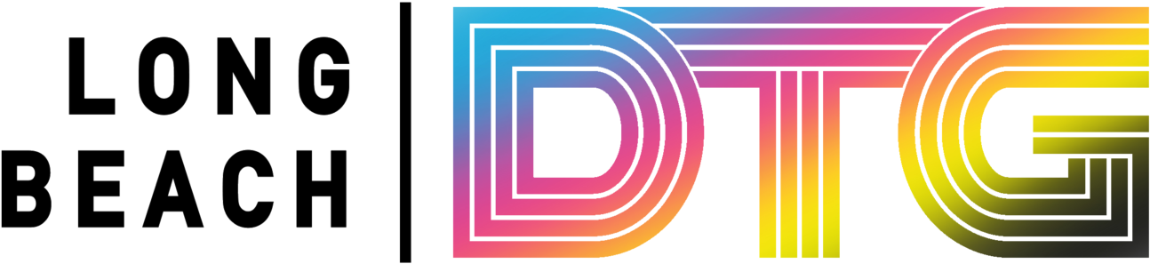 #25499 Clip Art Graphic Of - Long Beach (1500x339)