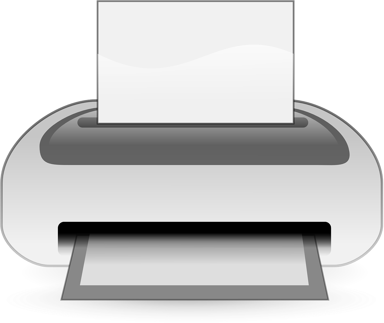 Accessing Printer Information - Printer Clip Art (1280x1069)