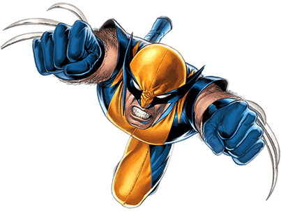 Free Superhero Printables - Wolverine Comic Transparent Background (403x303)