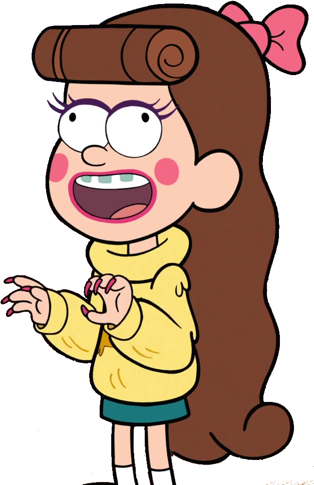 S1e4 Funny Cross Eyed Mabel Transparent - Mabel Gravity Falls Png Gif (637x979)