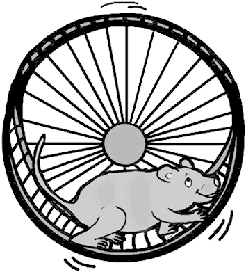 Hamster Running On A Wheel 72svyj Clipart - Hamster Running On A Wheel 72svyj Clipart (375x399)