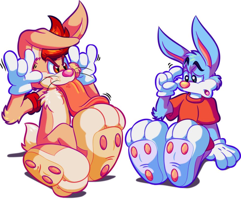 Bunny Paw Comparison By Marquis2007 - Art (981x814)