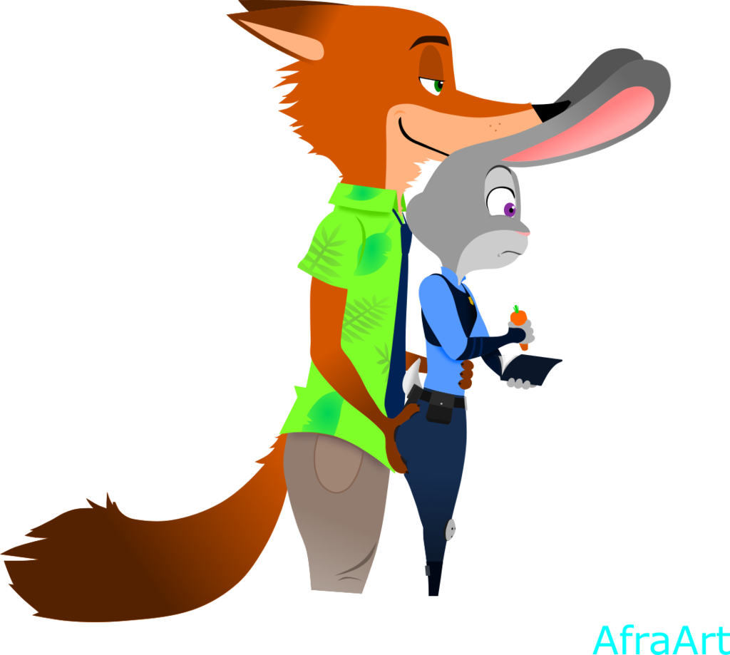 Grabbed The Bunny By Afraart - Zootopia Bunny But (1024x919)