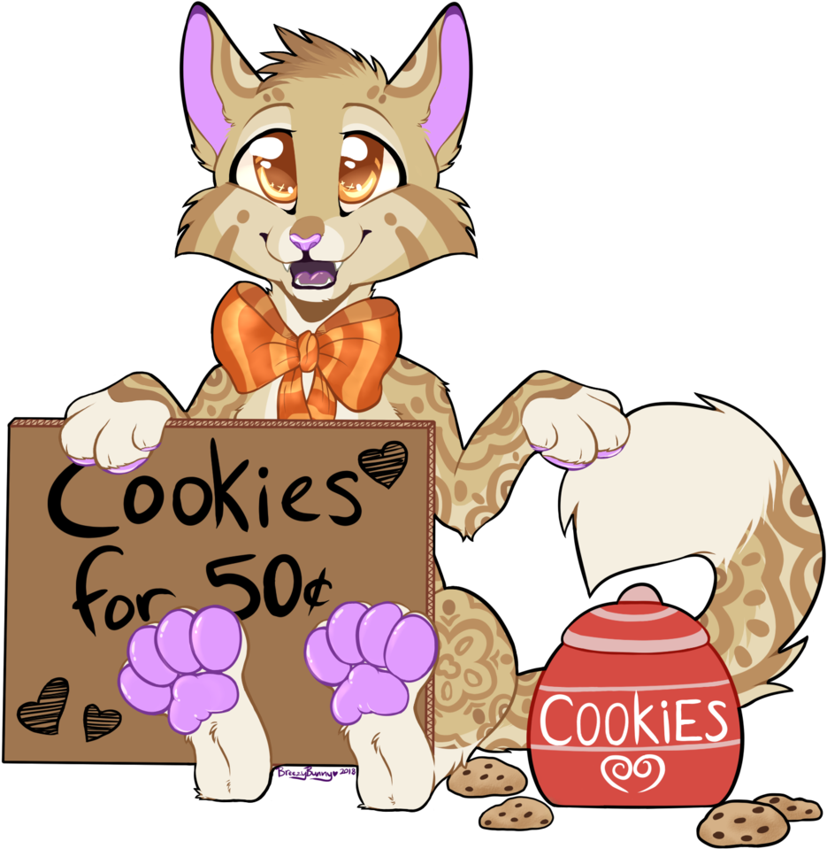 Cookie Cat By Breezybunny Cookie Cat By Breezybunny - Digital Media (1024x991)
