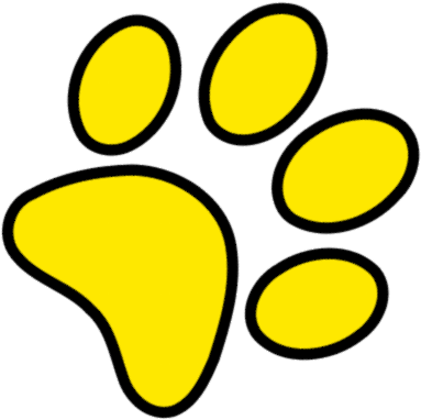 Blue Paw Print Clip Art At Clker - Clip Art (1024x1024)