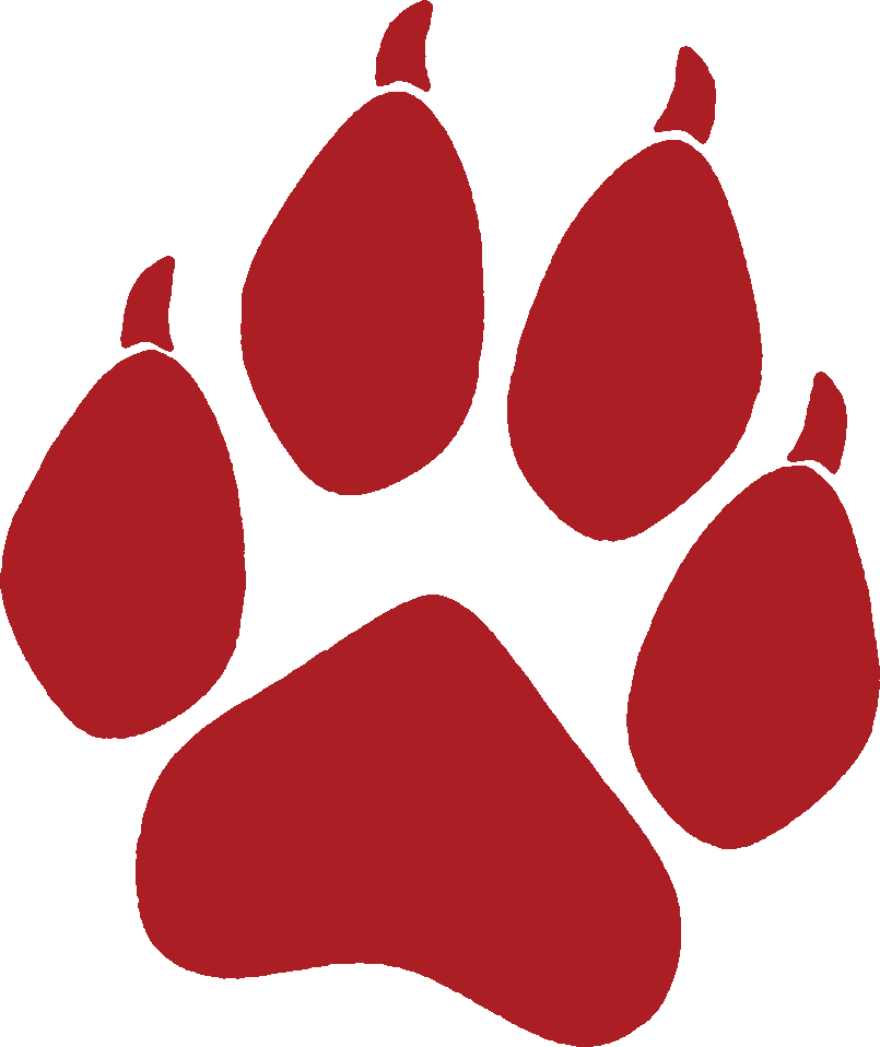 Wolf Paw Prints Clip Art (805x958)