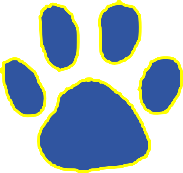Paw Print Clip Art (600x567)