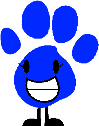 Paw Print - Blue's Clues A Clue Paw Print (620x451)