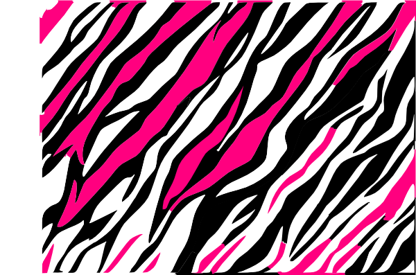 Zebra Print Clip Art At Clkercom Vector Online Royalty - Zebra Girl Print Background (600x397)