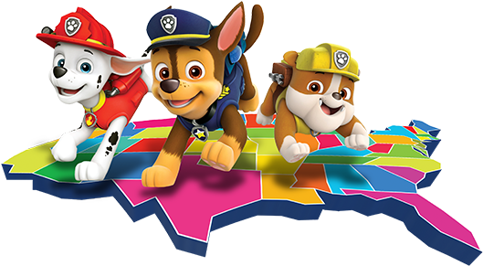 Paw Patrol Tour - Transparent Paw Patrol Live (618x334)