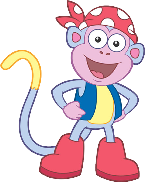 File - Dora42 - Boots The Monkey (548x662)