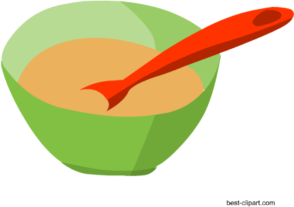 Baby Feeding Bowl, Free Baby Shower Clip Art - Baby Shower (450x450)