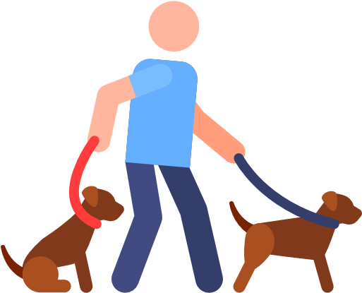 Dog Walking - Volunteer Icon (512x512)