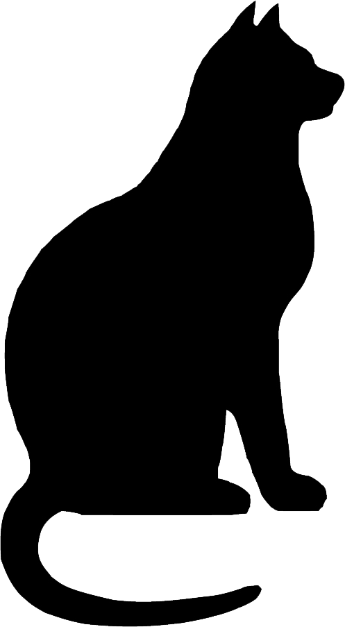 Cat And Dog Shadow Png (497x903)