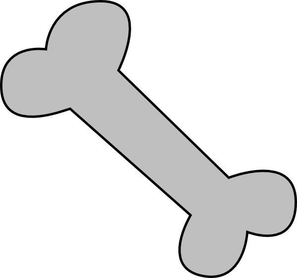 Sideways Bone Clip Art - Sideways Bone Clip Art (600x563)