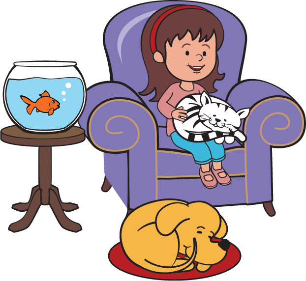 Pet Sitting Cat Dog Clip Art - Pet Sitting Clipart Png (622x572)