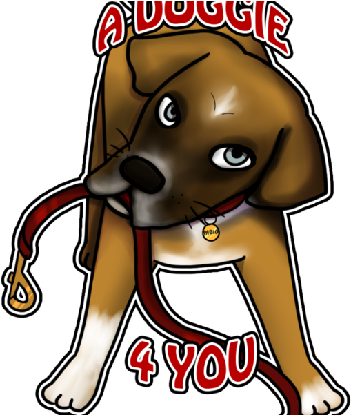 Daily Dog Walking - Dog Catches Something (600x600)