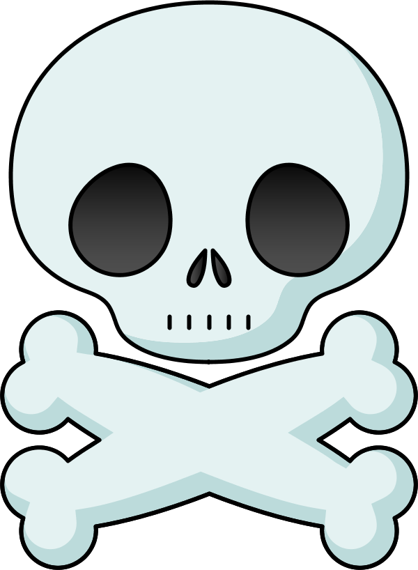 Vector Clip Art - Cafepress Skull Sweetie Baby Blanket (600x818)