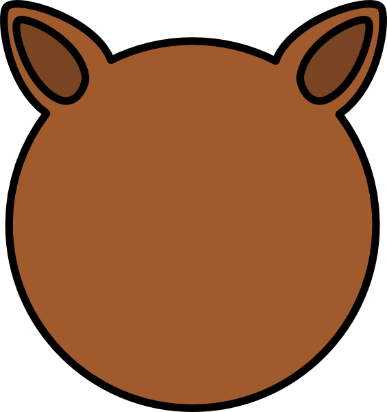 Dog Ears Clipart - Animal Ears Clip Art (564x600)