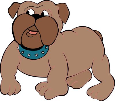 Bull Dog Clip Art - Bull Dog Clip Art (400x352)