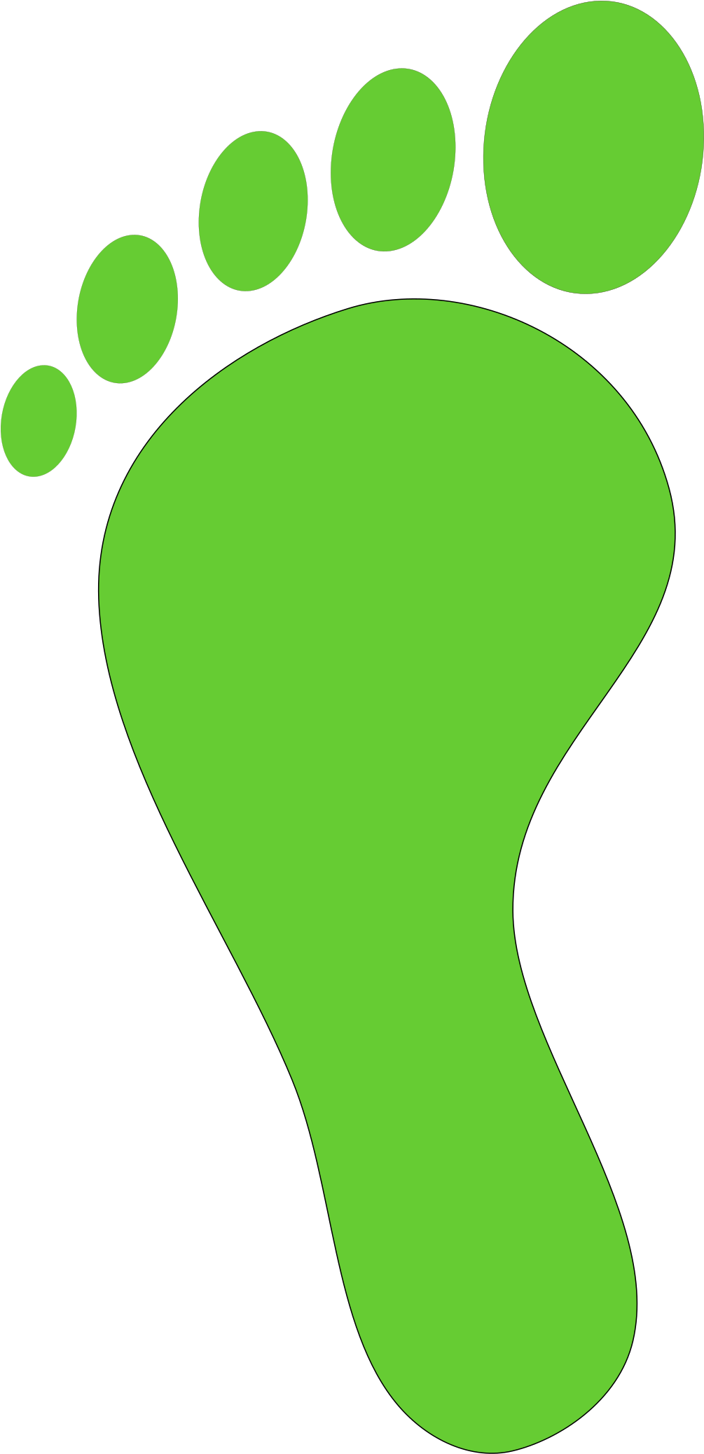 Big Image - Foot Clip Art (2400x2400)