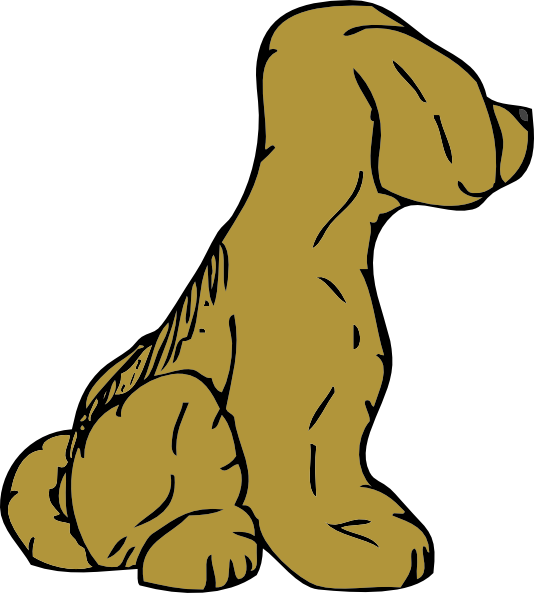 Animated Moving Moving Dog Clipart - Cartoon Dog From Side (534x593)