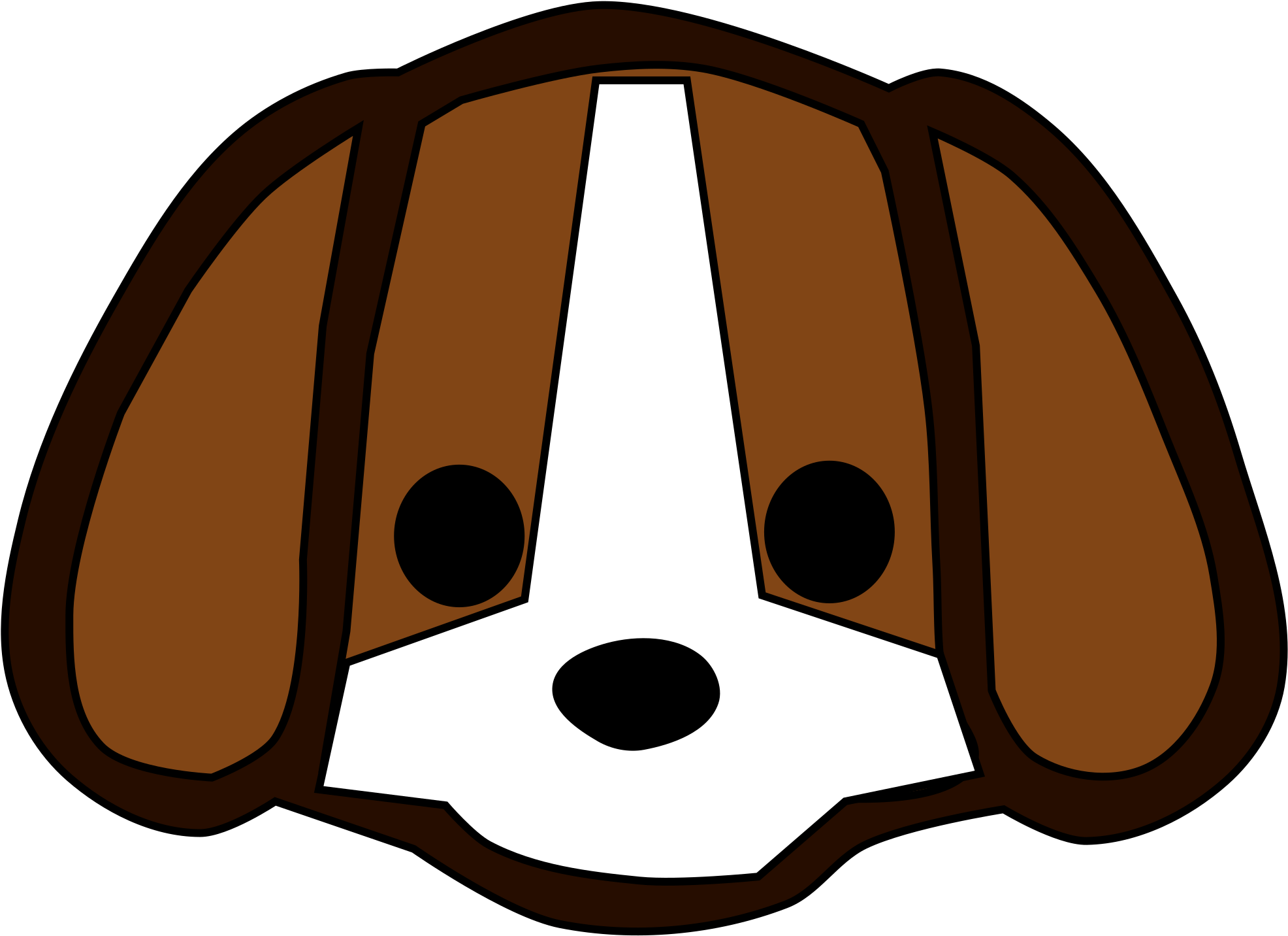 Big Image - Cute Dog Clipart (2400x2400)