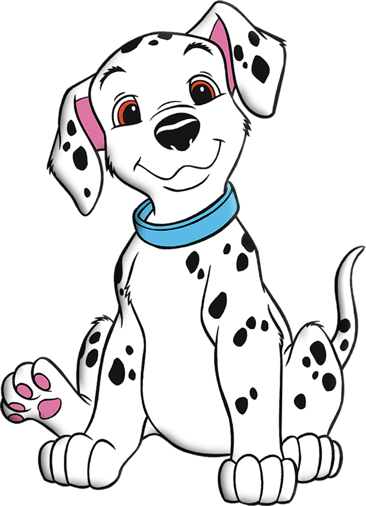 Dalmation Puppy Cliparts - 101 Dalmatians Coloring Pages (723x1000)