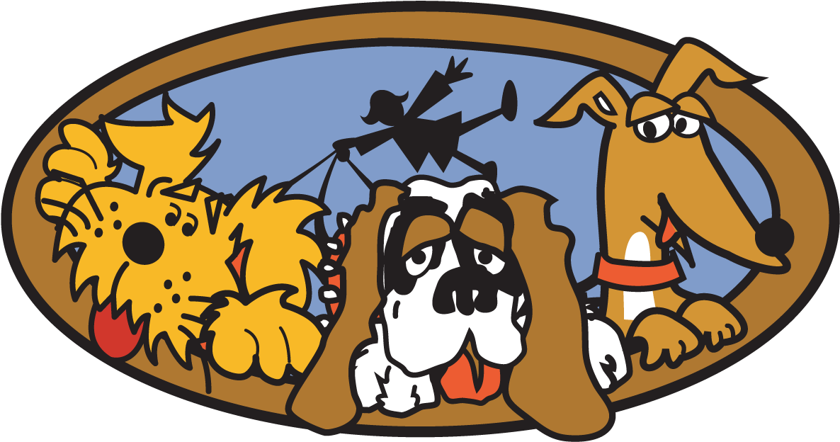 Paw Clipart Pet Sitter - Official Dog Walker Greeting Card (1200x1200)