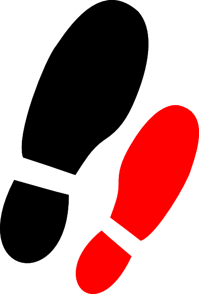 Red Shoes Print Png (402x593)