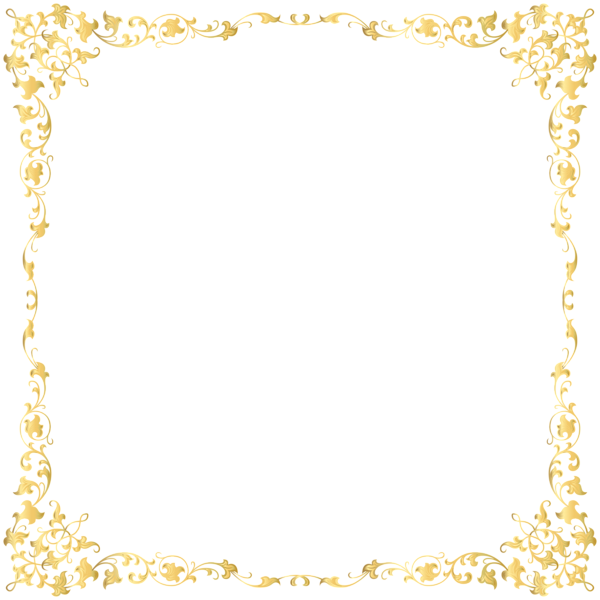 Decorative Transparent Border Png Image - Transparent Background Glitter Border (600x600)
