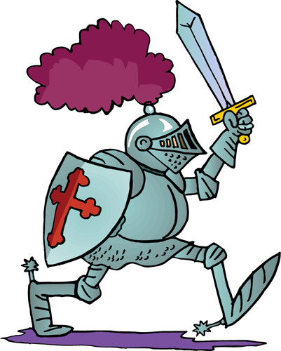 Downloads - Cliparts - Ritter Clipart Png (401x500)