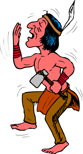 Zum Speicher Der Cliparts Einfach Auf Das Vorschaubild - Indianer Cliparts Kostenlos (271x500)