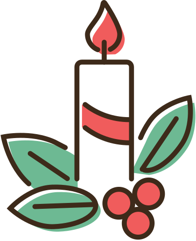 Kerze, Weihnachten Symbol - Christmas Day (402x494)