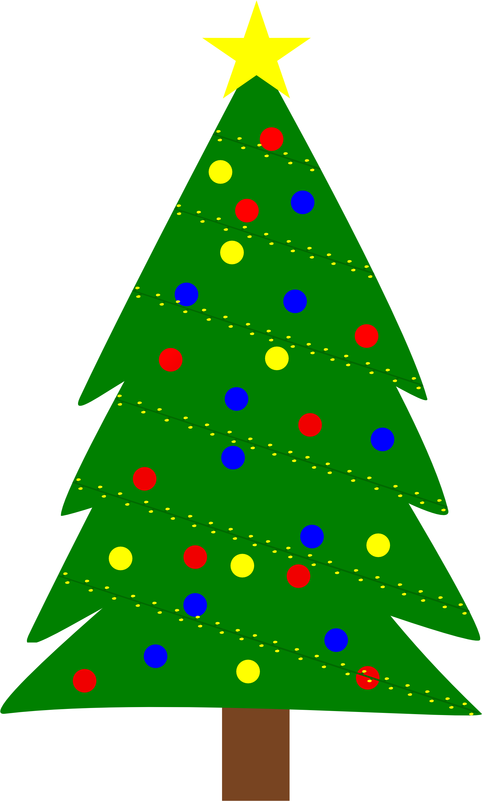 Fir - Clipart - Christmas Tree (1979x2799)