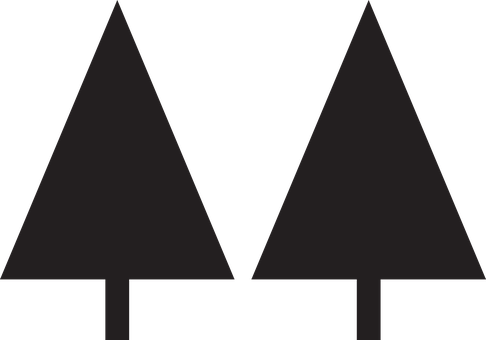 Trees, Fir, Christmas Tree, Winter - Christmas Tree Graphic Black And White (486x340)