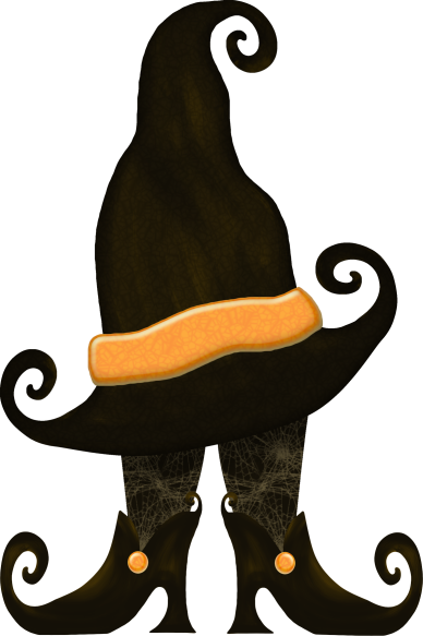 Halloween Witch Clip Art (388x583)