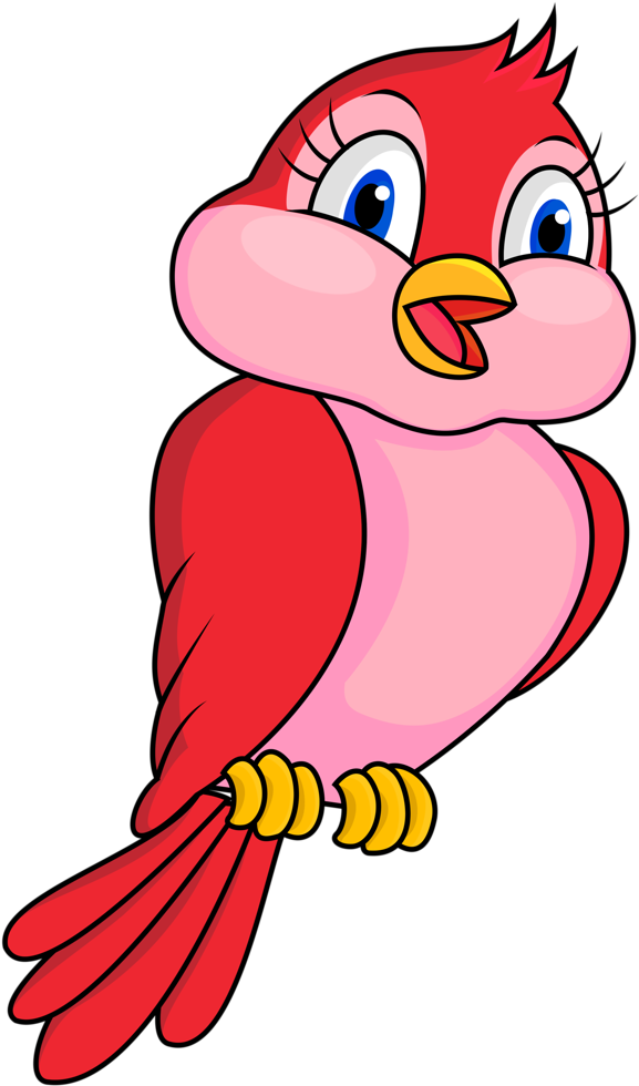 Kind - Cartoon Birds Clipart (653x1024)