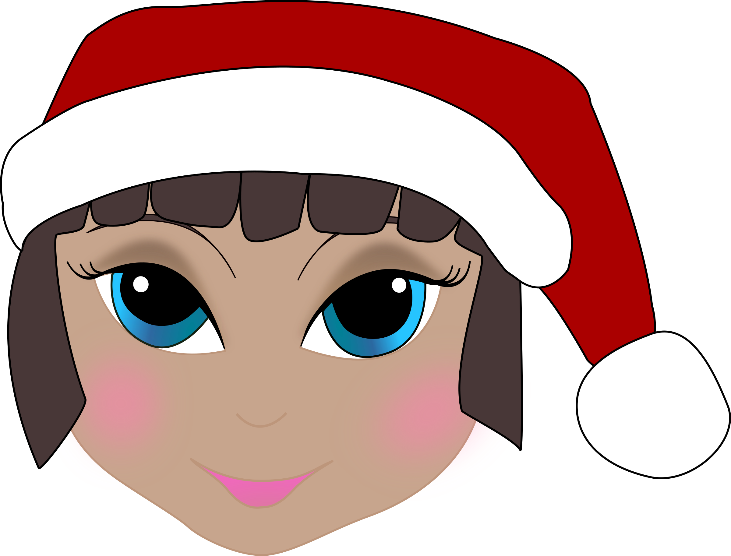 Weihnachten Bei Yil-lit, Heidelberg - Elf Face Clipart (2400x1826)